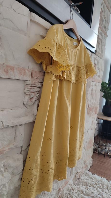 Okrové šaty, reserved,128