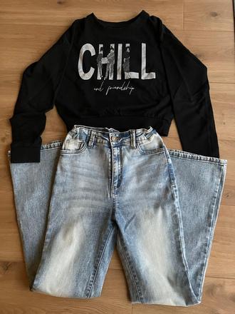 Mikina + rifle super stav, pepco,152