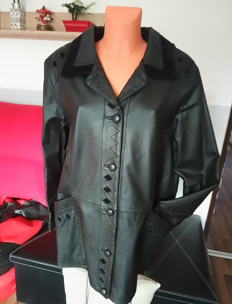 Kožená bunda v.44/46, xl