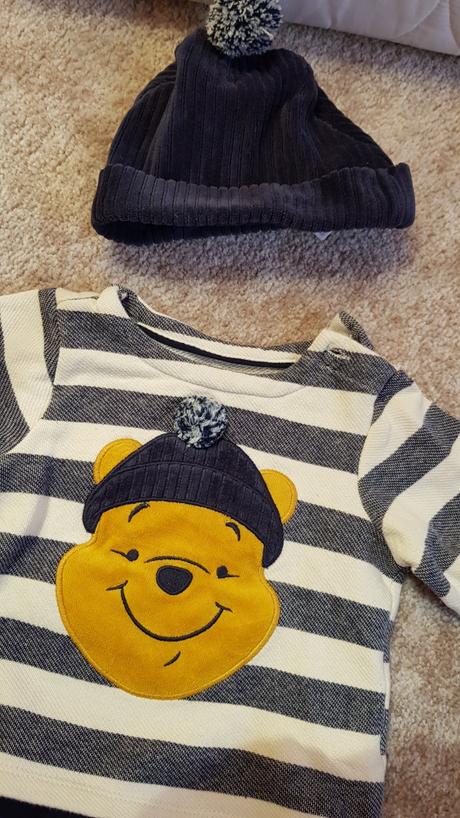 Set mikina, teplačky a čiapka, c&a,80