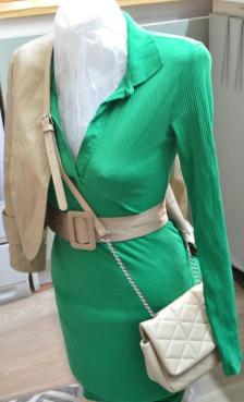 Elastické vrubkované minišaty xs/m, h&m,xs