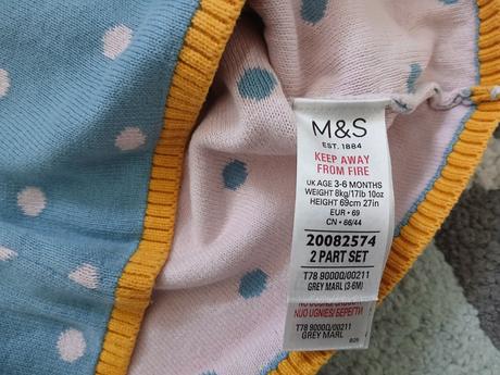 Velkonocny sveter/tunika 68, marks & spencer,68