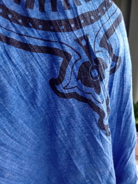 Pekne modre suredesign mini saty, m