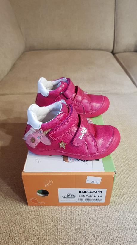 Dievčenské prechodné topánky ponte 24, 24