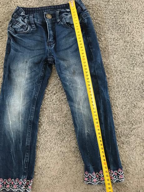 Dievcenské rifle vyšívané v.104, kiki&koko,104