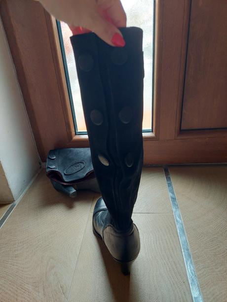 Kožené čižmy tommy hilfiger, tommy hilfiger,39