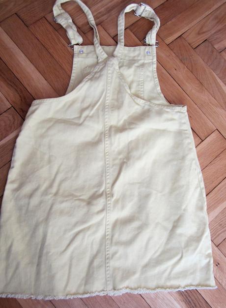 Džínsové šaty na traky, terranova,xs