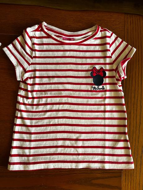 Tričko minnie mouse a s mačiatkom - dvojbalenie, disney,128