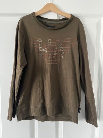 Armani junior chlapčenské tricko s dlhým rukávom, armani,146