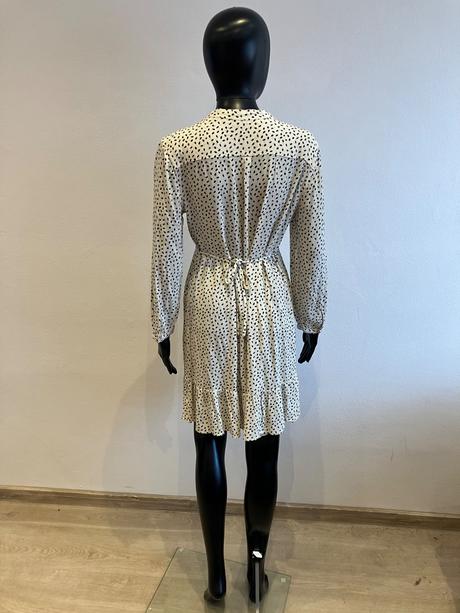 Dámske vzorované šaty maslovo čierne mango (m), mango,m