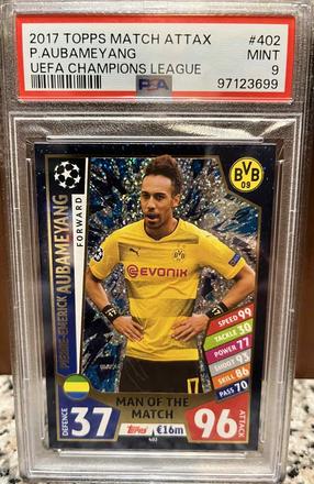 Futbalová kartta - pierre-emerick aubameyang, 