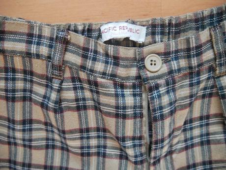 Kockované nohavice pull&bear, pull&bear,s