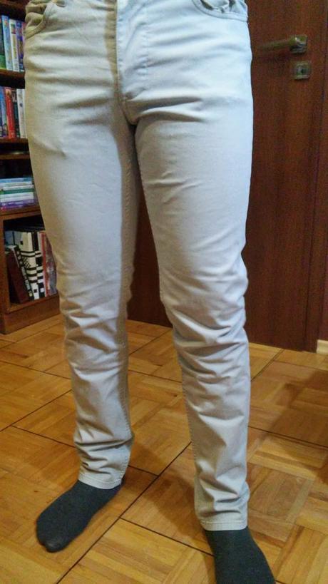 Pánske béžové rifle h&m, veľ. 31, h&m,32