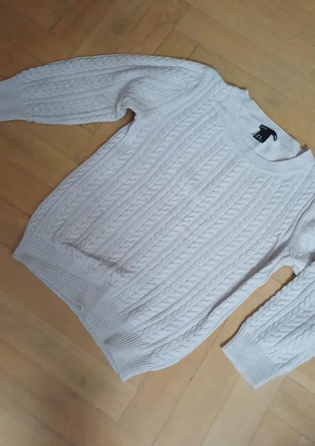 Osmičkový klasický pulóver, h&m,xs