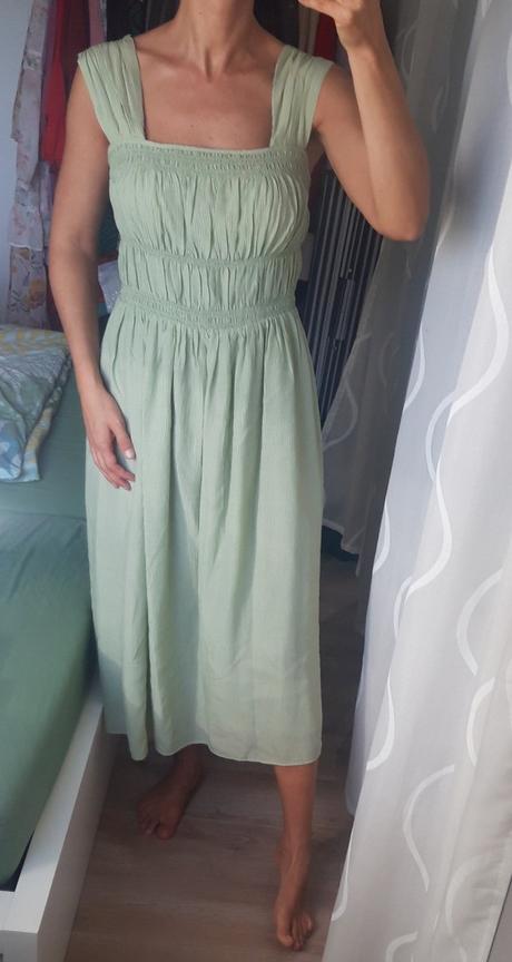 Midi šaty, h&m,s