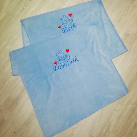 Letná deka s menom,