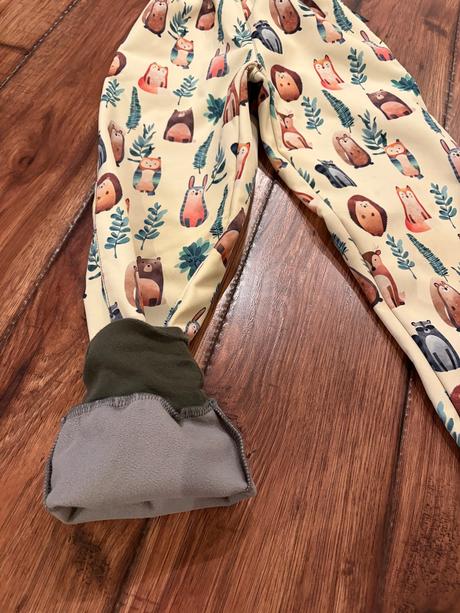 Softshelove nohavice, 128