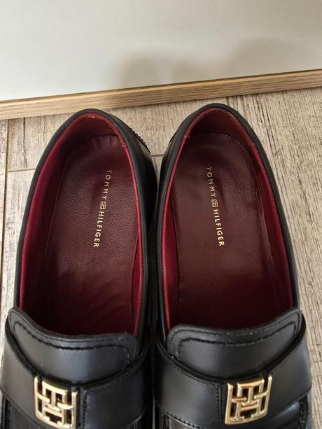 Kožene topanky tommy hilfiger, tommy hilfiger,39