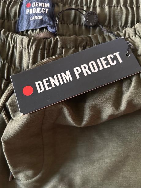 Pánske tmavé khaki nohavice zn.denim projekt č.l, l