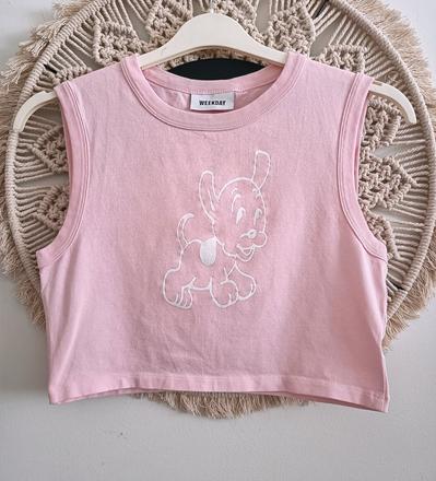 Rozkošný dámsky crop top, m
