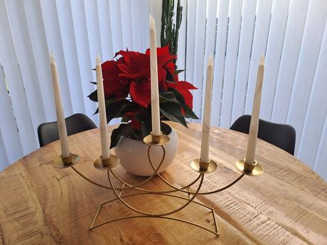 Svietnik +5x sviečky na baterky, 