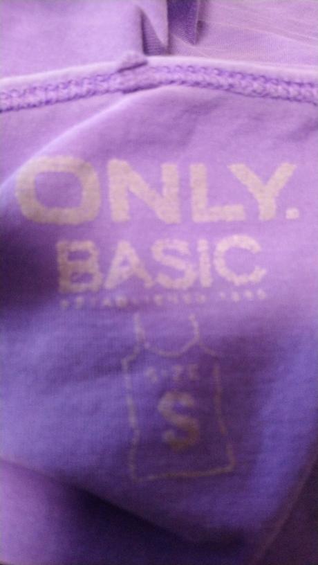 Dámsky elastický fialový top, only, only,s