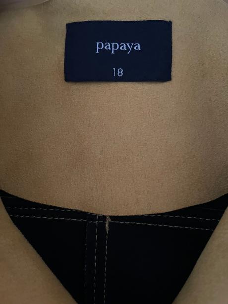 Bundička z brúseného semišu, papaya,l