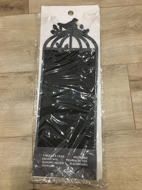 Kriedová tabuľa vtáčiky,