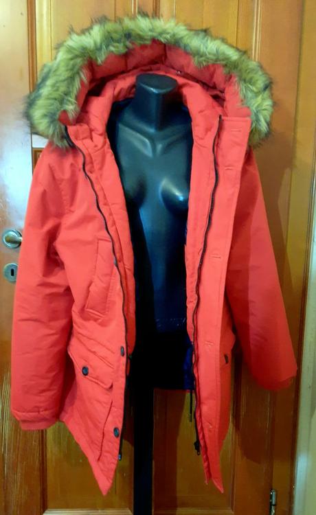 Predám hrubú červenú bundu calliope veľ.xxl s odop, calliope,xxl