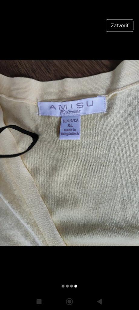 Dámsky kartigan, amisu,xl