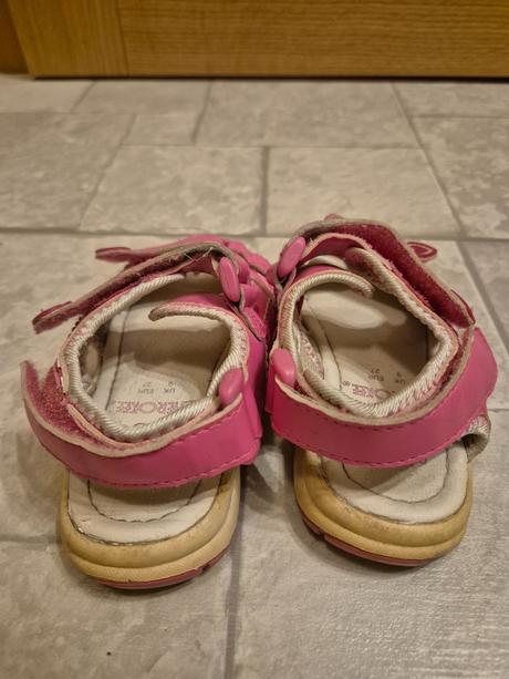 Ružové sandále pre dievča 27, 27