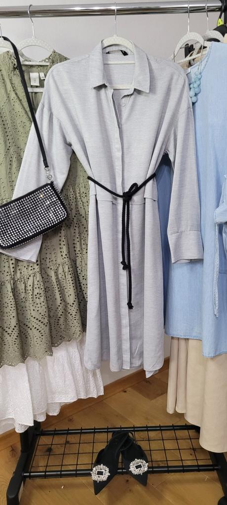 Košeľové šaty, l