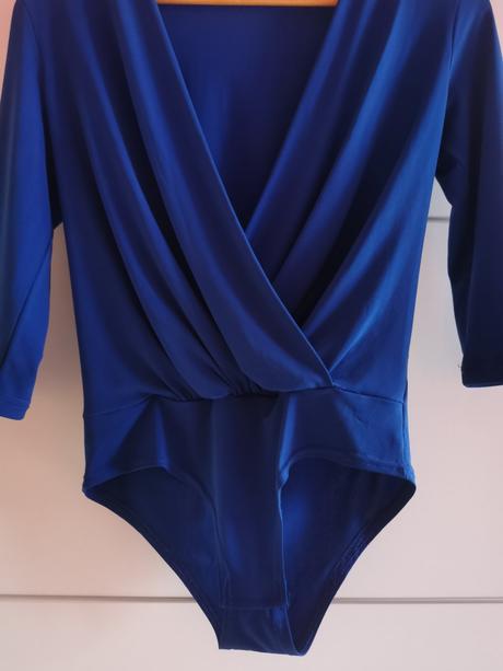 Dámske body kráľovsky modrá farba, m