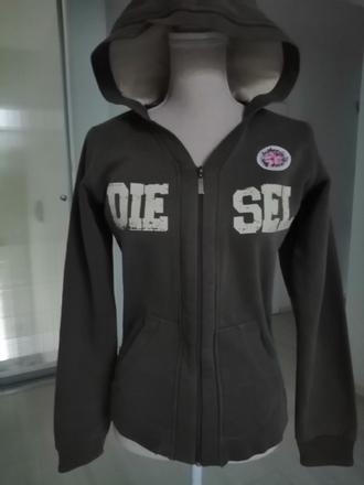 Mikina dámska značková diesel khaki vel. m /xl/, diesel,m