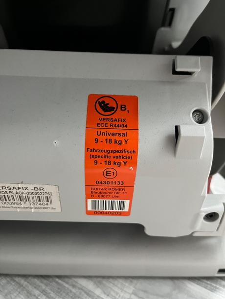 Detská autosedačka br - versafix, britax