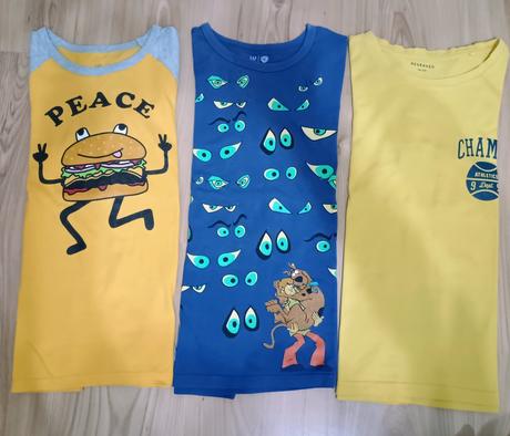 Tričká s dlhým rukávom veľ. 146, reserved,146