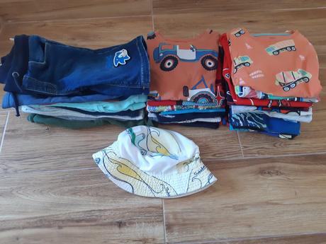 28 ks letne oblecenie vel 110-116, 104–116