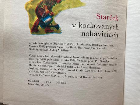 Starček v kockovaných nohaviciach (1984),