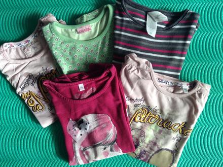 Trička 5 ks cena spolu, palomino,110