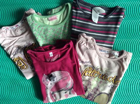 Trička 5 ks cena spolu, palomino,110