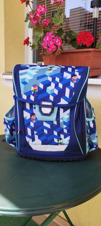 Velka skolska taska s vystuzou minecraft,