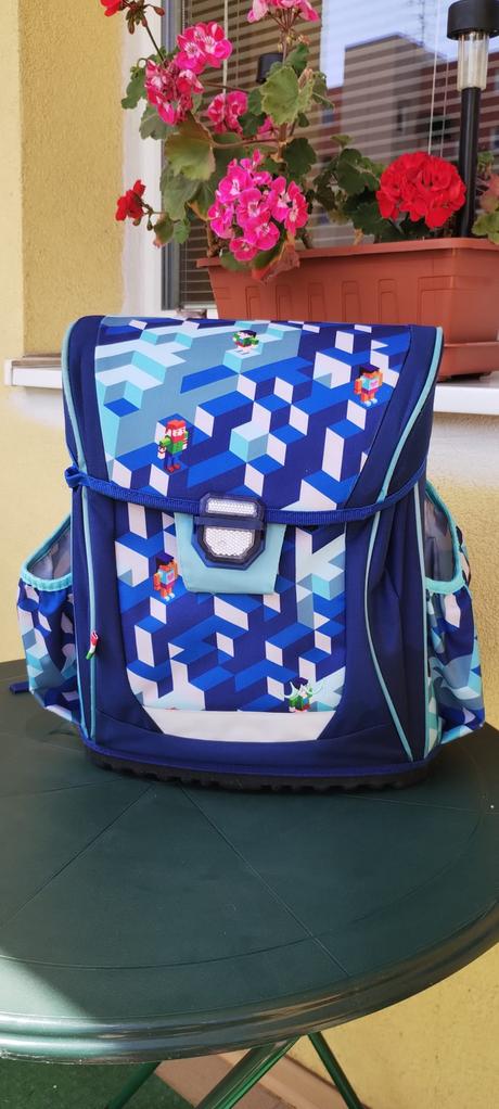Velka skolska taska s vystuzou minecraft,
