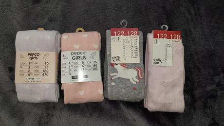 4x pančuchy 122/128, kiki&koko,122 / 128