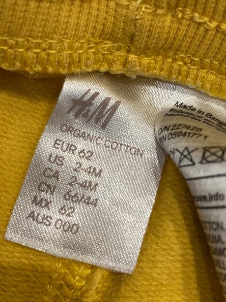 Chlapčenské tepláky oranžové h&m (62), h&m,62
