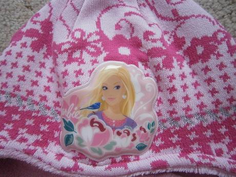 Teplá čiapka barbie, 128