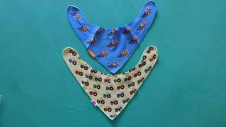 Detský nákrčník traktor bager, 92