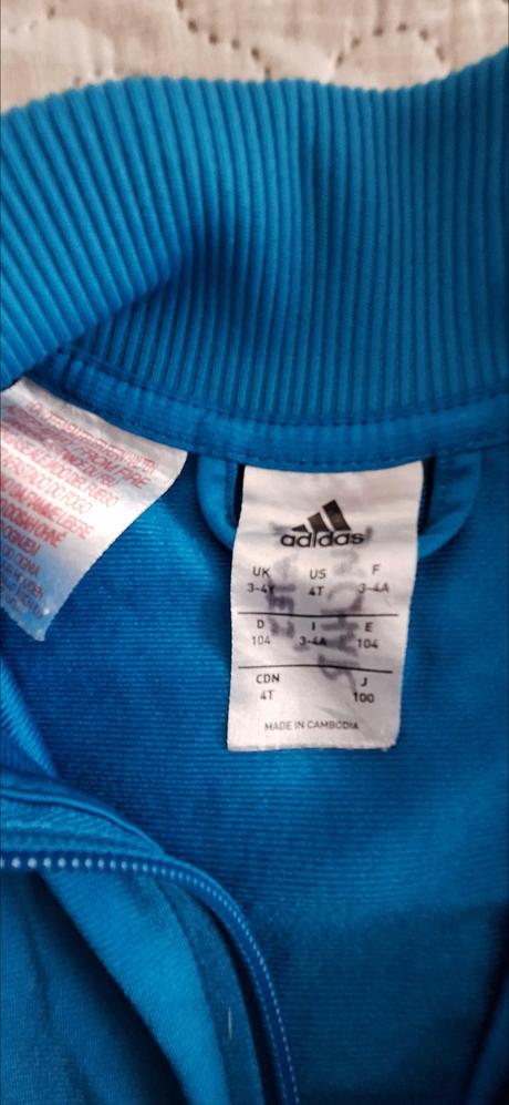 Tenká mikinka, adidas,104