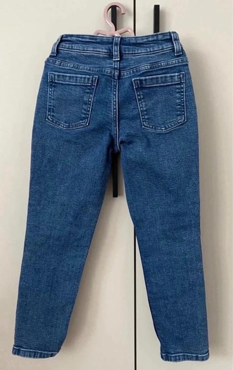 Detské modré rifle slim tchibo kids, tchibo,116