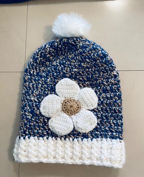 Pletený šál a čiapka, 50