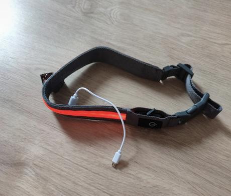 Svietiaci obojok pre veľkého psa, 